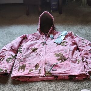 BERNE Workwear Fleece Lined Canvas Jacket